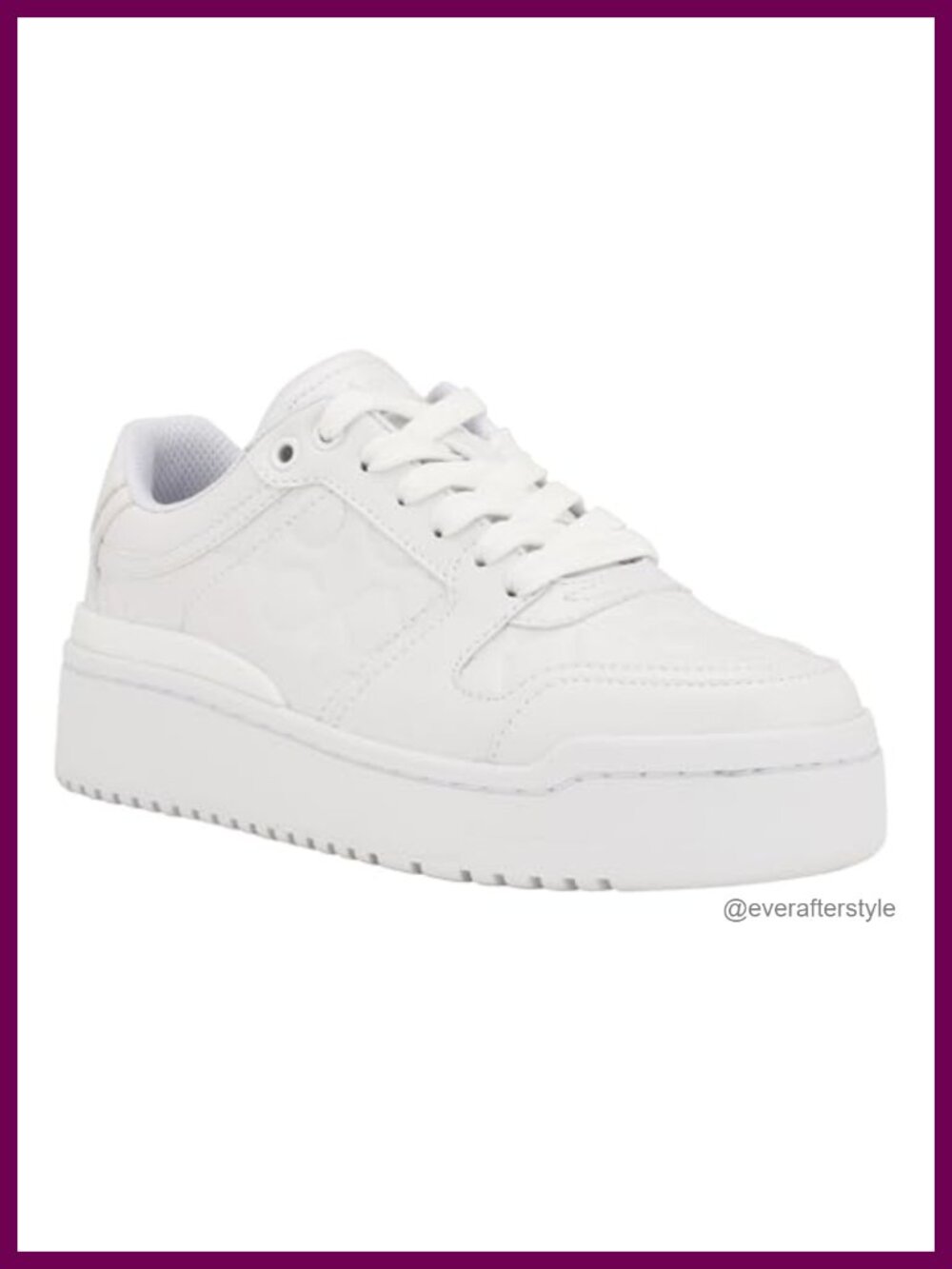 Calvin Klein Aelora Casual Platform Sneakers Lace-Up Low-Top